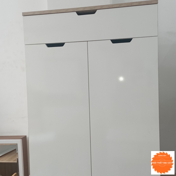 Tủ giày thiết kế tay khoét đẹp TG064