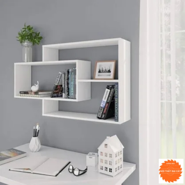 Kệ trang trí treo tường gỗ MDF KTT027