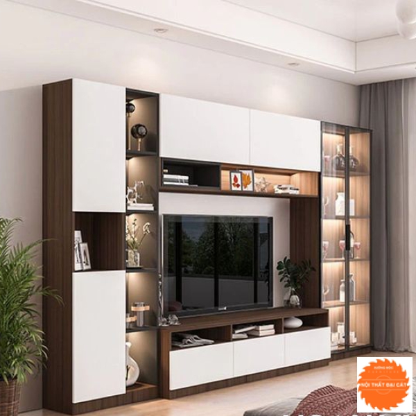 Tủ kệ tivi đứng phòng khách KTV014