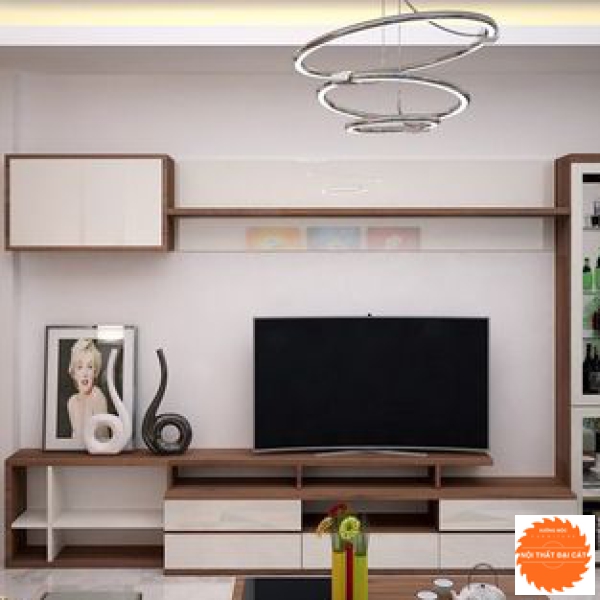 Tủ kệ tivi gỗ thiết kế đẹp hiện đại KTV015