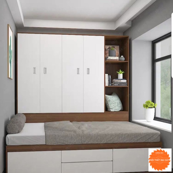 Tủ áo quần kết hợp giường ngủ TA113