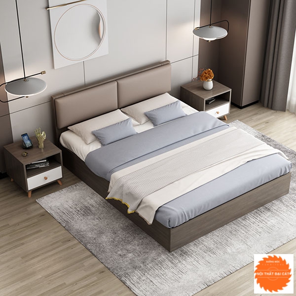 Giường ngủ gỗ công nghiệp đẹp G040