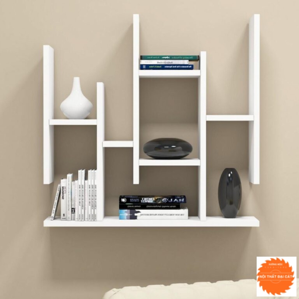 Kệ trang trí treo tường thiết kế đẹp KTT048