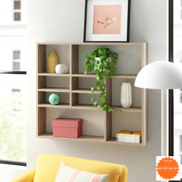 Kệ trang trí treo tường đẹp KTT058