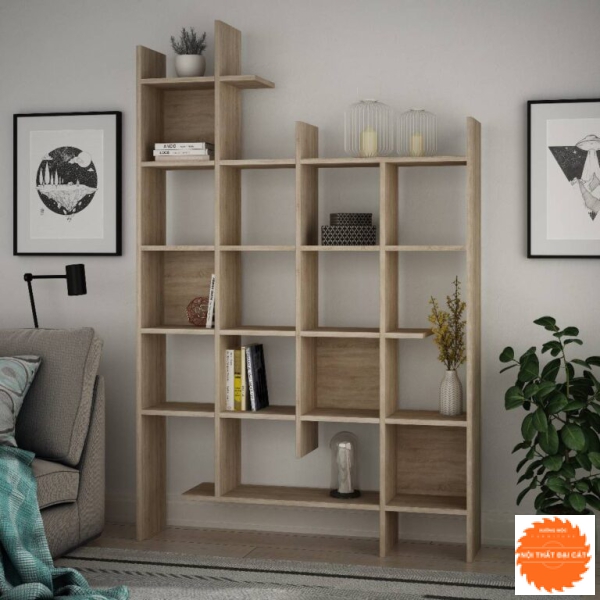 Kệ sách bằng gỗ công nghiệp KS078