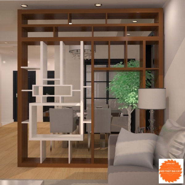Vách ngăn giữa phòng khách và phòng bếp VN032