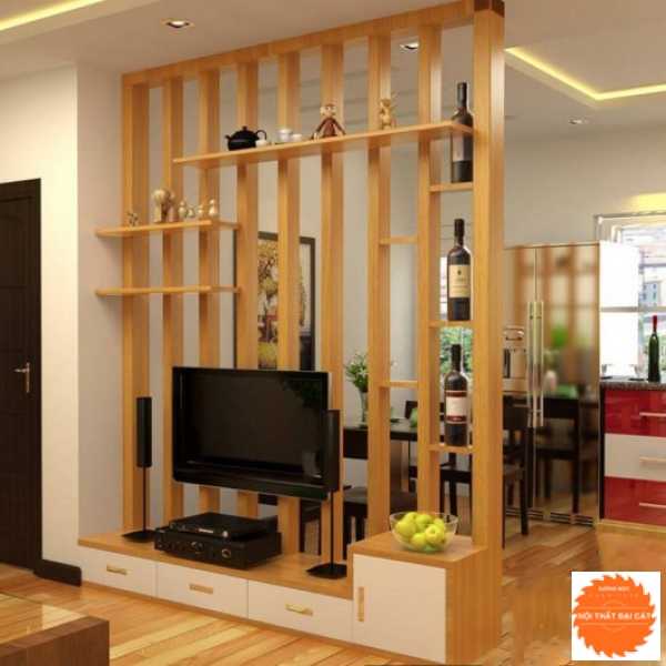 Kệ vách ngăn kết hợp kệ tivi VN034