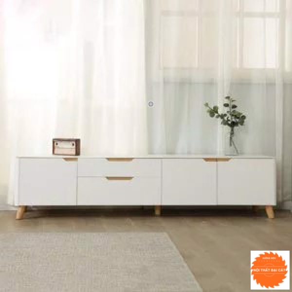 Kệ tivi tone trắng KTV187