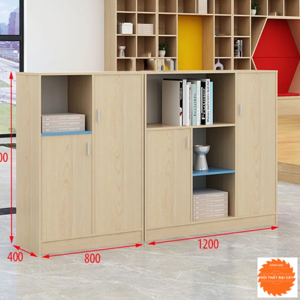 Tủ hồ sơ thấp thiết kế đơn giản THST014