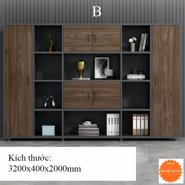 Tủ gỗ văn phòng lưu trữ tài liệu THS047