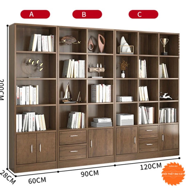 Hệ tủ để tài liệu văn phòng THS049