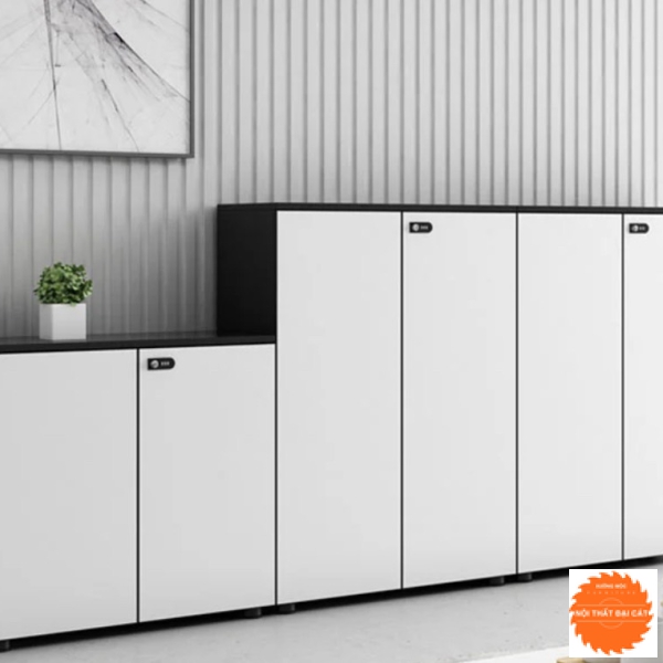 Tủ hồ sơ gỗ thiết kế tối giản THST028