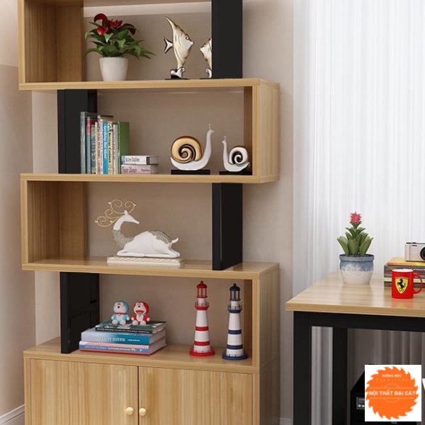 Kệ sách - kệ trang trí thiết kế tiện dụng KS102