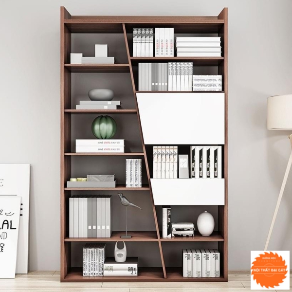 Kệ sách trang trí phong cách hiện đại KS103