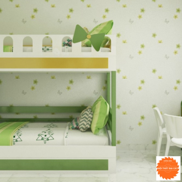 Giường tầng gỗ cho phòng ngủ của bé GT046