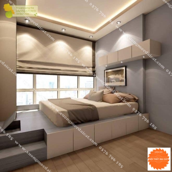 Giường ngủ kiểu dáng hiện đại G088