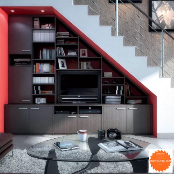 Gầm cầu thang thiết kế đa năng GCT044