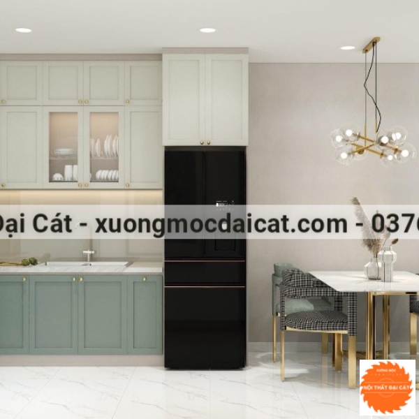 Tủ bếp chữ L cho căn hộ TB0123