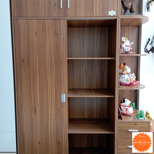 Tủ áo quần gỗ chống ẩm cao cấp kèm kệ TA147