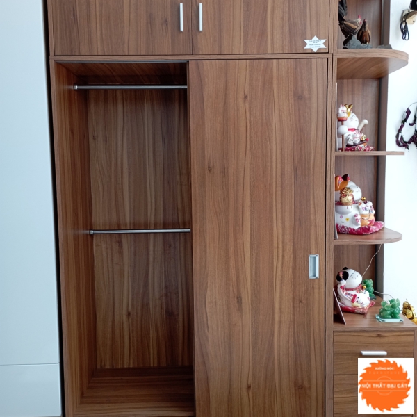 Tủ áo quần gỗ chống ẩm cao cấp kèm kệ TA147