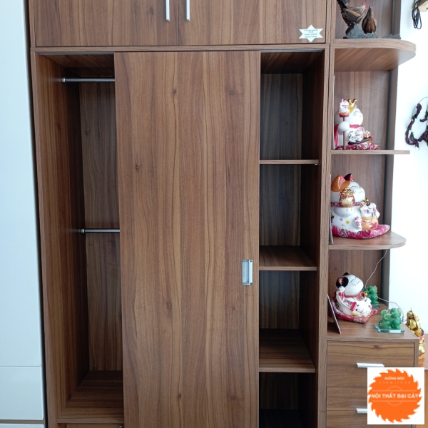 Tủ áo quần gỗ chống ẩm cao cấp kèm kệ TA147