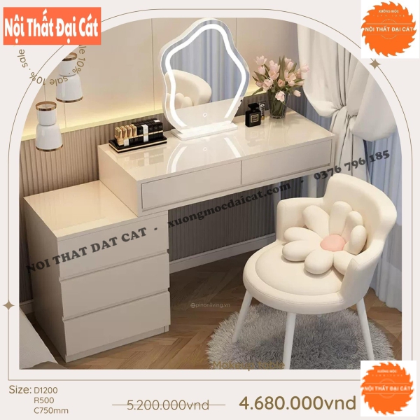 Bàn trang điểm hiện đại - sang trọng BTĐ112