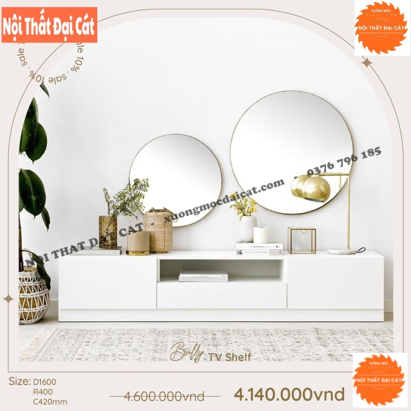 Kệ tivi phòng khách sang trọng KTV373