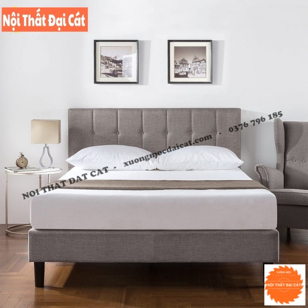 Giường bọc nệm cao cấp GBN043