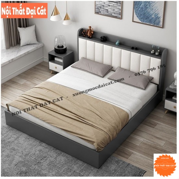 Giường bọc nệm cao cấp GBN047