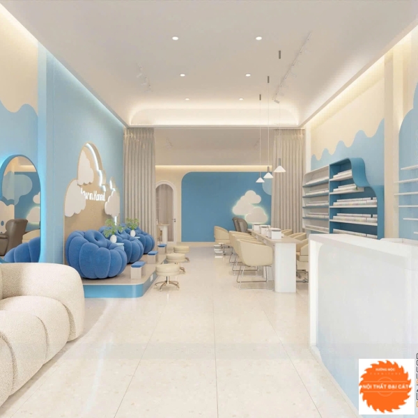 Mẫu thiết kế tiệm nail MS001