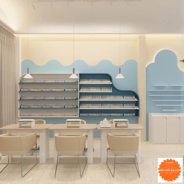 Mẫu thiết kế tiệm nail MS001