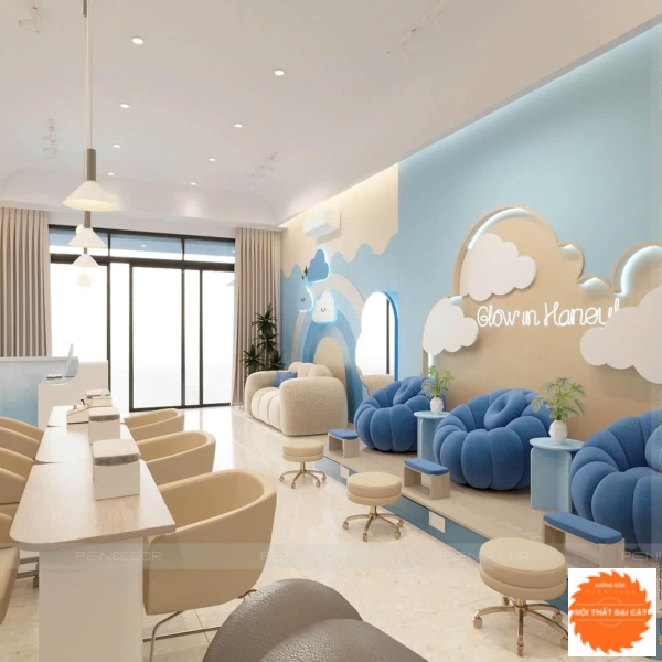 Mẫu thiết kế tiệm nail MS001