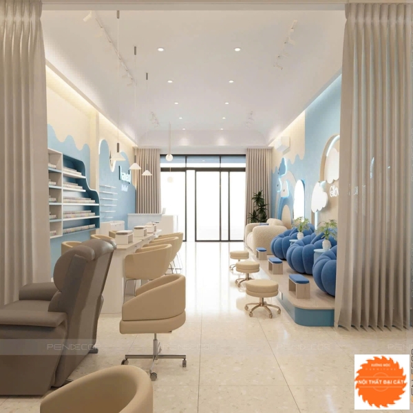 Mẫu thiết kế tiệm nail MS001