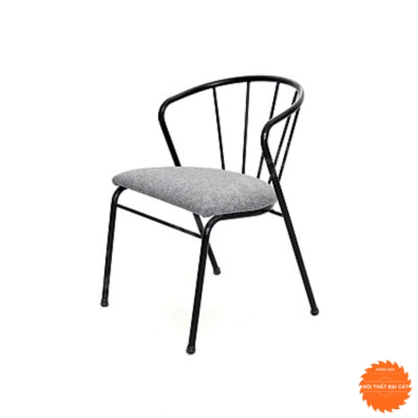 Ghế chân sắt cà phê GCS005